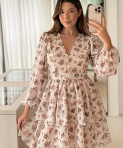 Vestido midi floral di belle